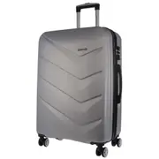 Pierre Cardin 70cm MEDIUM Hard Shell Case Luggage Bag 111.3L - Silver