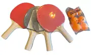4 Ping Pong Table Tennis ARTENGO Paddles 700M Sealed w Pkg 6 PP Balls