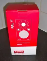 NEW Supreme® / Tivoli® PAL BT Bluetooth Speaker Radio AM FM portable red SS 18