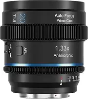 SIRUI 20mm T1.8 1.33X Anamorphic Lens S35 Autofocus Lens (X-Mount Compatible) X-A/X-E/X-T/X-PRO Series/X-H2/H2S/X-S10/20-Blue Flare