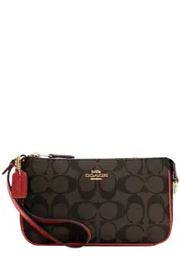 在飛比找ZALORA購物網優惠-Coach Nolita 19 Wristlet/ Top 