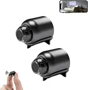 Florea Mini 5g Wireless WiFi Camera 1080p Hd,Cat Eye Camera,Mini Camera,Mini Camera Wireless,Cheerchest Mini Camera,Mini Security Camera,Mini Wireless WiFi Camera 1080p Hd (2pcs)