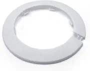 MroMax Fit 3.54" Outer Diameter Flange Water Pipe Cover Decoration White Pipe Cover Radiator PP Plastic 90mm Escutcheon Collar for Wall Pipe Tube Decoration 1Pc