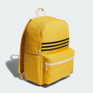 【adidas 愛迪達】後背包 運動包 兒童 書包 旅行包 登山包 K LK CLASSIC BP 黃 IK4826