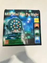 5 PACK - 18 Dancing LEDs 18X3W RGB, LED Mini Flat Par Light DMX512 Control