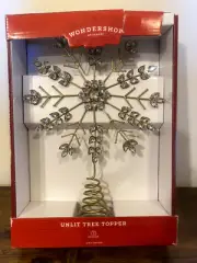 Wondershop at Target brand Unlit metal Christmas tree topper.