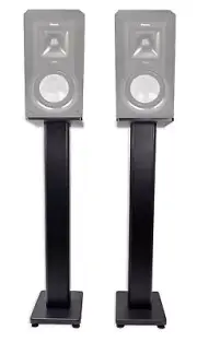 Pair 28" Bookshelf Speaker Stands For Klipsch KB-15 Bookshelf Speakers