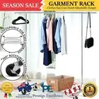 Adjustable Garment Rack Rail Portable Display Coat Clothes Stand Hanger Clothing