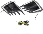 Fog Light Car Driving Lamp LED DRL Daylights For City RS 2020 Dynamic Yellow Turn Signal Daytime Running Headlamps