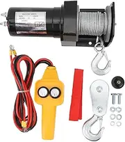 NDNCZDHC DC12V 2000lbs Electric Winch with Remote Control Versatile Efficient Use Towing Trailer Winch for ATV UTV
