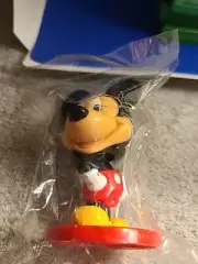 2002 Kellogg's Cereal Premium Disney 3" Mickey Mouse Nodder In Unopened Package