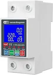 Daiilg NEW WTDZW-63A Smart PV Circuit Breaker Tuya 220v Voltage Current Leakage Protection Mcb Automatic Switch 63A Wifi
