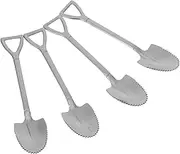 UTHCLO 4pcs Stainless Steel Fruit Forks Grapefruits Spoons Ice Cream Watermelon Baller Scoop Scoop Fruit Spoons Watermelon Cutter Slicer Tableware Spoon Utensils