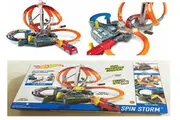 Hot Wheels Spin Storm Track Big Set Ages 4+ New Toy Play Boys Girls Fun Large