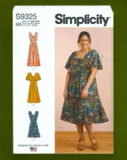 Pullover Dress Sewing Pattern, Women, NEW (Plus Sizes 20W-28W) Simplicity 9325