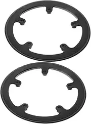 Bike Chainring Guard 2pcs Wheel Rim Protector for Mountain Road Bikes Easy Install Chainring Cover