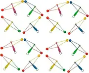 Hohopeti 28pcs Plastic Balls Noise Maker Party Favors Mixed Colors for Events Sports and Classroom Rewards Fun and Easy to Use