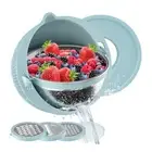 Colander with Mixing Bowl Grater Set Colander Bowl Fruit Strainer Bowl2553
