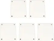 kesoto 5-in-1 Clear Magnetic Photo Frame Magnets for Refrigerator Mini 3 Inch for Fujifilm Polaroid Instant Camera Mobile Printer Photos Pictures