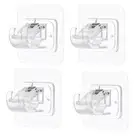 Holder Self-adhesive Rod Hanging Clip Curtain Rod Hook Storage Rack Door Hanger