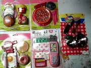 Plastic Play Foods Make your Own Hamburger, Eggs,Pizza, Set Of Pots & Pans,Phone