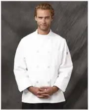 Wholesale Lot of 6 New White CHEF COAT size SMALL Unisex Chef Designs Red Kap