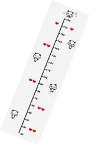 Kisangel Removable Children's Wall Decals Educational Boys and Girls Height Measuring Stickers Decor