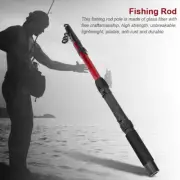 (2.1m)1Pc Telescopic Fishing Rod Portable Retractable Fishing Pole Rod HG