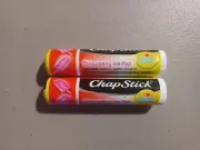 CHAPSTICK STRAWBERRY ICE POP Flavor Lip Balm Lot of 2 New & Sealed HTF
