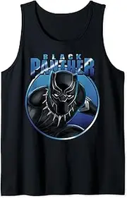 [Marvel] Avengers Black Panther Circle Portrait Tank Top