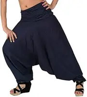 [Skirts 'N Scarves] SNS Pure Cotton Harem Pant Indian Trouser Yoga Pant