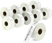 BETCKEY - Compatible Dymo 99010 (28mm x 89mm) Address Labels - Compatible with DYMO Labelwriter 450, 4XL, NOT Fit 550, 550 Tube & 5XL [10 Rolls/3500 Labels]