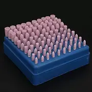 Fdit Durable 100Pcs Grinding Head Funsed Alumina PA Abrasive Stone Tool Polishing Set 80 Grit 3mm Shank for Long-Lasting Use