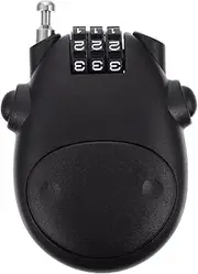 GANAZONO Bike High Security Telescopic Helmet Lock Portable Password Lock for Outdoor Riding Durable Steel Design with of Thousands of Combinations