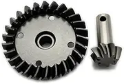 Harden Chrome Steel Spiral Cut Differential Ring / Pinion Gear 8T/26T for 1/8 H-P-I Savage Flux X XL 4.6 21 25 SS