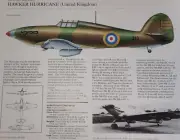 Hawker Hurricane Picture Out of Print Aircraft Article Sheet Wall Art Decor
