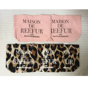 現貨 Maison de reefur豹紋粉色購物小提袋