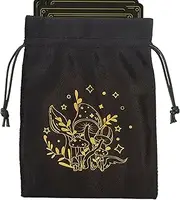 Tarot Bag | Drawstring Jewelry Storage Bag | Soft Multifunctional Tarot & Dice Bag, Oracle Cards Jewelry Bags, Tarot Card Holder, Tarot Accessories