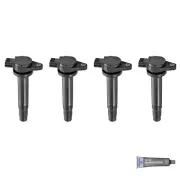 4 Pack Engine Ignition Coil & Grease For 00-01 Nissan Sentra 1597CC 97Cu 1.6L L4 (for: Nissan)