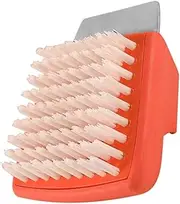 TIDTALEO 2 in 1 Grill Brush Scraper Stainless Steel Blade and Nylon Bristles Cleaning Brush for Outdoor