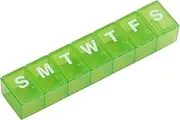 EZY DOSE 7-Day Classic Pill Reminder, Large, Multi color (67006)
