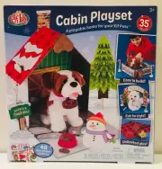 The Elf on the Shelf CABIN PLAYSET 35 Pieces Playable Home for Elf Pets