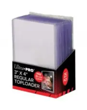 3" X 4" Regular Toploads-Toploaders with Sleeves Ultra PRO 81579 Case of 1000