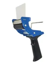 DELUXE TAPE DISPENSER GUN 2" Mousetrap Style Cutter Easy Side Load Pack & Seal