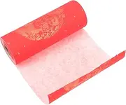 NUOBESTY 1 Roll Chinese Couplets Paper Decorations Calligraphy Paper Red Gold Spring Festival Decor Rice Rolls