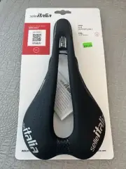 NEW Selle Italia SLR SuperFlow L Saddle L3 Ti 316 Rail - Black 195g