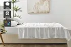 Brosa 500TC Cotton Sateen Bed Sheet Set (White, Single), Bed Sheets, Bed & Bath