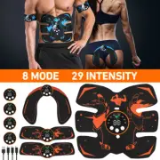 EMS Muscle Stimulator Toner Massager ABS Wireless Ab Arms Trainer Smart Fitness