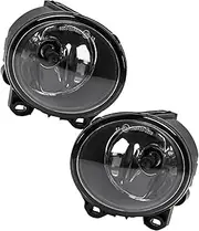 63177839865 63177839866 Compatible For BMW E92 E93 F07 F10 F22 F23 M3 M5 2 3 5 Series Fog Lights Day Lamp Led Halogen Wateproof(Halogen)