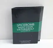 Viktor & Rolf Spicebomb Night Vision EDP Pour Homme mini Spray, Brand New Sealed